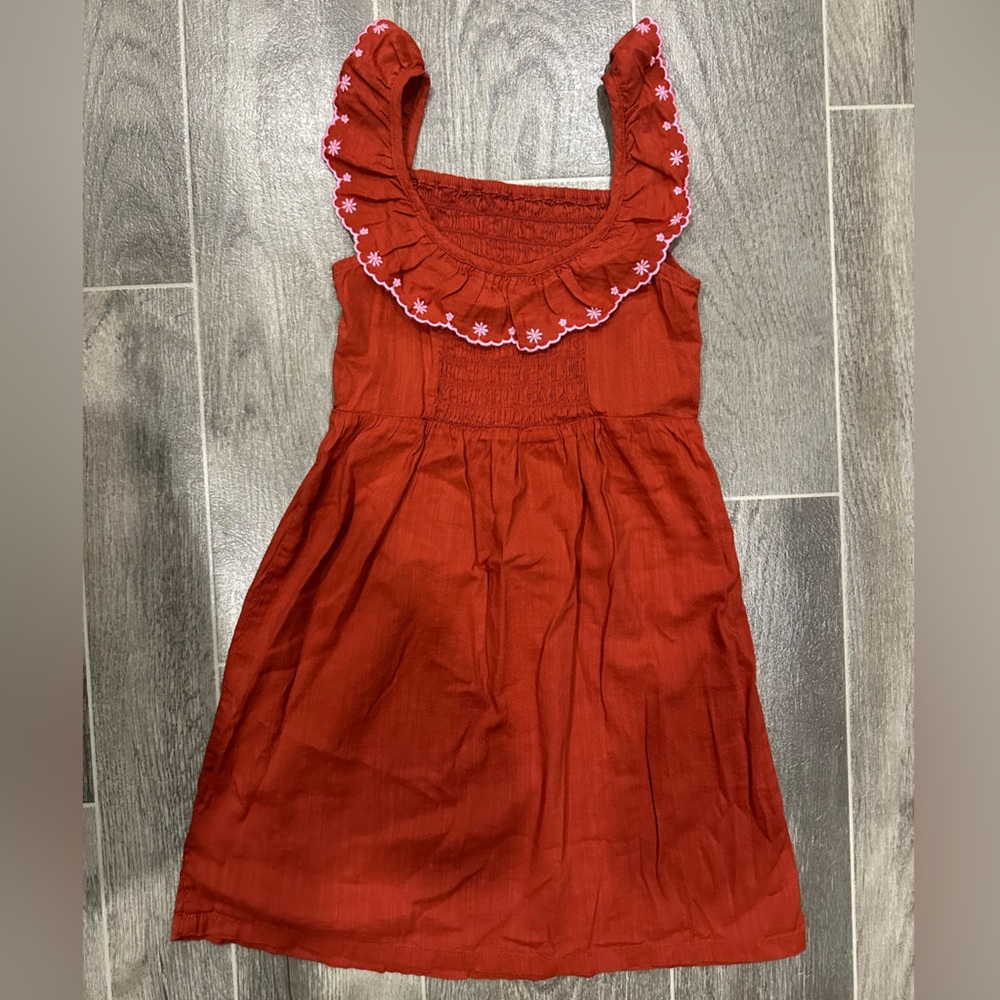 Girl Dress with Embroidered Details